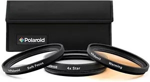 Polaroid Creative Filter Kit, Soft Focus + 4 Point Star + Warming - 77mm, BNIB - Picture 1 of 7