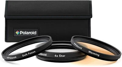 Polaroid Creative Filter Kit, Soft Focus + 4 Point Star + Warming - 52mm, BNIB - Image 1 of 4