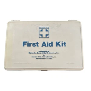 VINTAGE OEM Mercedes-Benz First Aid Kit by American White Cross - Picture 1 of 3