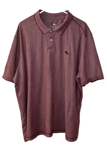 Polo de golf Tommy Bahama para hombre talla 3XL manga corta cuello algodón Supima rojo - Imagen 1 de 5