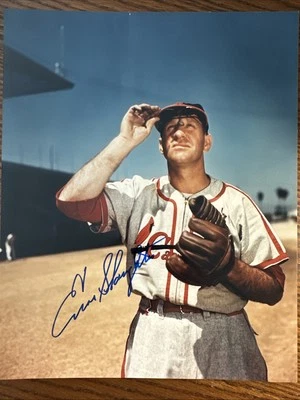 Enos Slaughter Signed 8x10 Photo. Not Authenticated But Has COA.  - Image 1 of 2