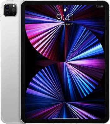 APPLE iPad Pro 11" WiFi 128 Go (2021) (Argent 2021) MHQT3FD/A - Photo 1/3