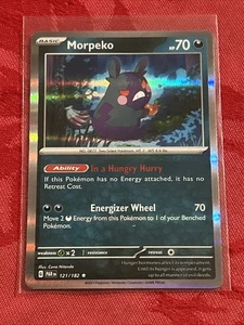 Holo Pokemon - Morpeko SV04: Paradox Rift 121/182 Holo Rare M/NM - Picture 1 of 7
