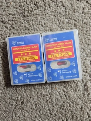 5Pcs 45° HQ Cemented Carbide Blades Roland GCC LiYu Vinyl X2  - Image 1 of 4