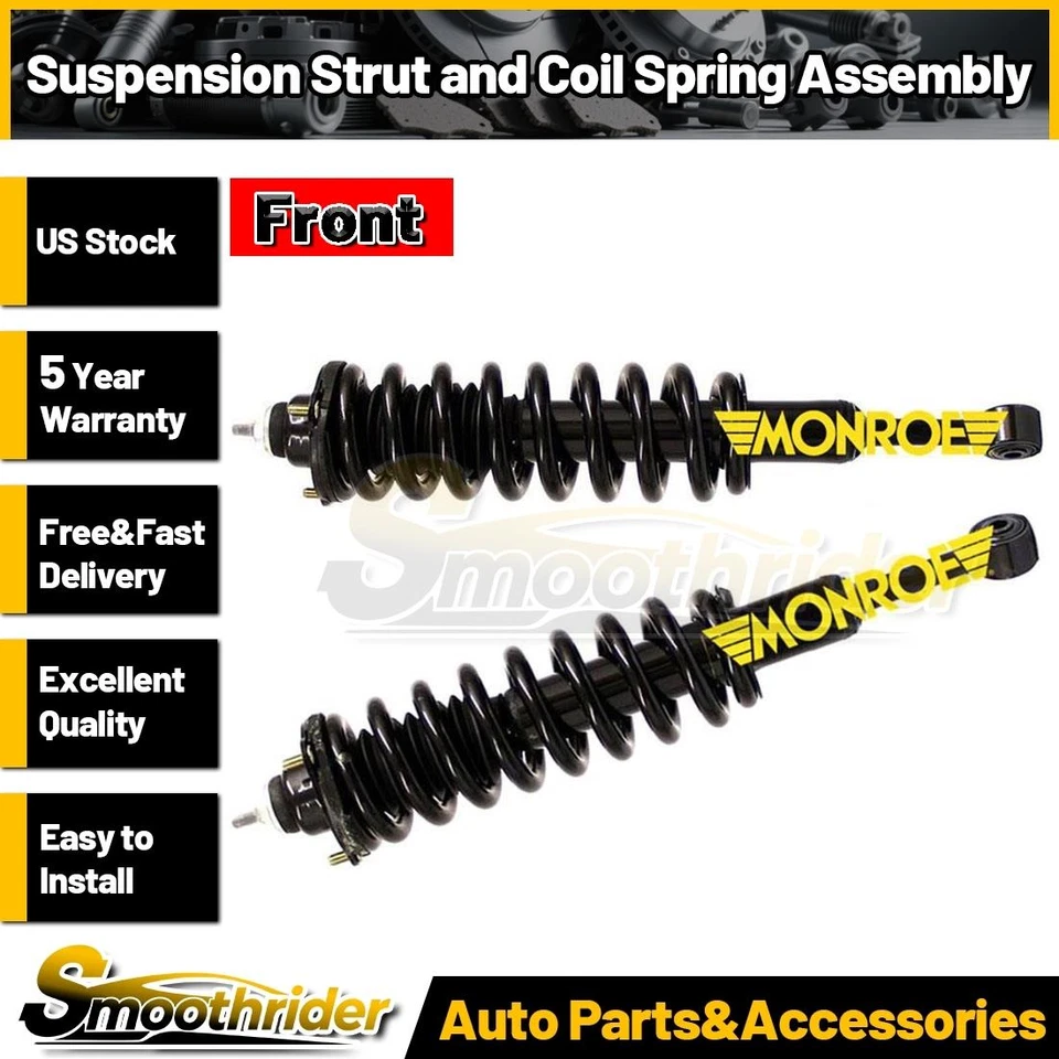 Monroe 2 пружины катушки передней стойки в сборе для Toyota 4Runner 2003-2018 2019 - Изображение 1 из 4