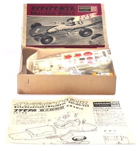 Vintage Marusan FA130 Motorized 1:20 Indy Race Car Model Kit Japan 1960 Original - Picture 1 of 24