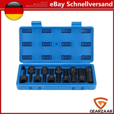 Innensechskant Steckschlüssel Satz Universal für INBUS SCHRAUBEN 4mm-19mm KFZ - Bild 1 von 4