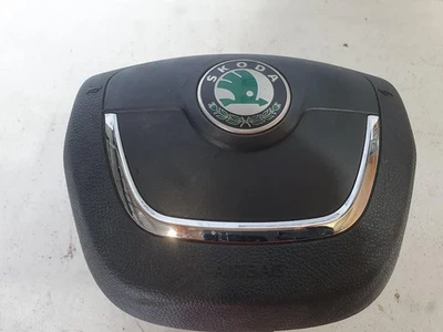 SKODA SUPERB RIGHT A-BAG STEERING WHEEL, 3T, 09/09-12/15, 3T0880201B - Image 1 of 4