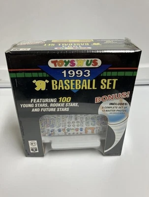 Topps Toys 'R' Us 1993 - Juego de béisbol - 100 tarjetas y fotos - Caja sellada como nueva Foto 1 de 3