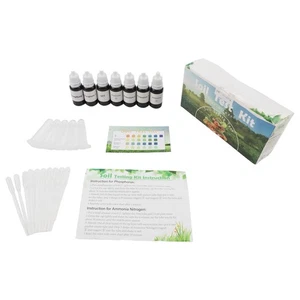 Soil Test Kit 4 in 1 for Measuring pH Ammonia Nitrogen Phosphorus and Potassium - Picture 1 of 12