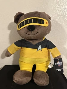 Star Trek Mission Chicago Geordi La Forge Teddy Bear Lower Decks With Tags - Picture 1 of 7