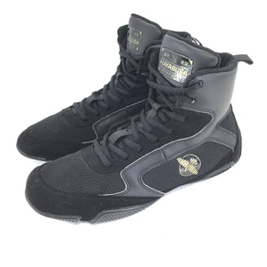 Hayabusa Pro Boxing MMA Sneakers Shoes High Top Men's Size 9 Black Martial Arts - Picture 1 of 17