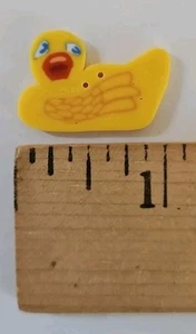 Just Another Button Company LARGE RUBBER DUCKY Polymer Clay for Cross-Stitch - Picture 1 of 1