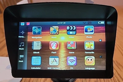 2025 Car Truck GPS Navigation 7 Inch Touch Screen Spoken Direction FM NEW Maps  - Image 1 of 2