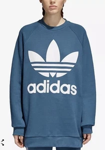 adidas Originals adicolor Over-Sized Trefoil Sweatshirt Size Small - Picture 1 of 6