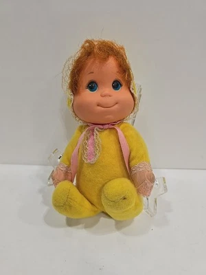 De colección 1970 Mattel Itsy Bitsy Amarillo Bebé Frijoles Pelirrojos Muñeca Bolsa de Frijoles Lovey Dolly Foto 1 de 4