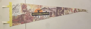 Vintage Silver Dollar City Marvel Cave Park Missouri Pennant BRANSON - Picture 1 of 12