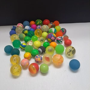 Bouncy Ball Lot Of 50+ Vintage Rubber Super Bouncy Balls  - Picture 1 of 8