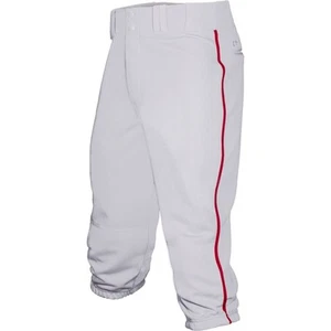 Baseball Express Youth Triple Play Piped Knicker Pant White | Red Xl - Picture 1 of 1