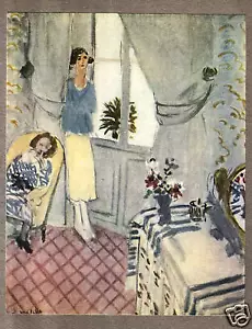 IMPRESIÓN LITOGRÁFICA HENRI MATISSE 1935 con certificado de autenticidad. regalo exclusivo regalo de arte raro único - Imagen 1 de 4