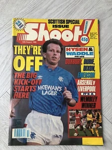 Retro Shoot Football Magazine 12th August 1989 Vintage Collectors Item - Picture 1 of 1