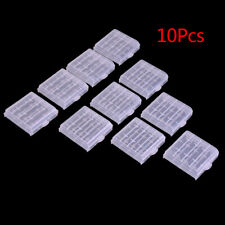 10x Plastic Case Holder Storage Box Cover forechargeable AA AAA Batteries UFJ AG