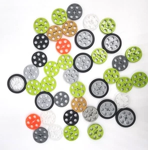 LEGO TECHNIC KEILRIEMEN RAD RIEMENSCHEIBE 4185 MENGE 42 TEILE 2815 MULITI FARBE - Bild 1 von 4