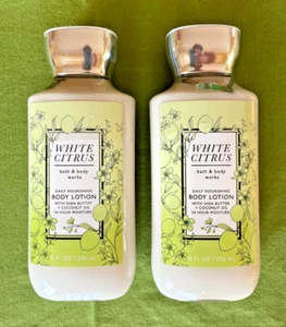 BATH & BODY WORKS WHITE CITRUS BODY LOTION 8 OZ. LOT OF 2, NEW! - Picture 1 of 1