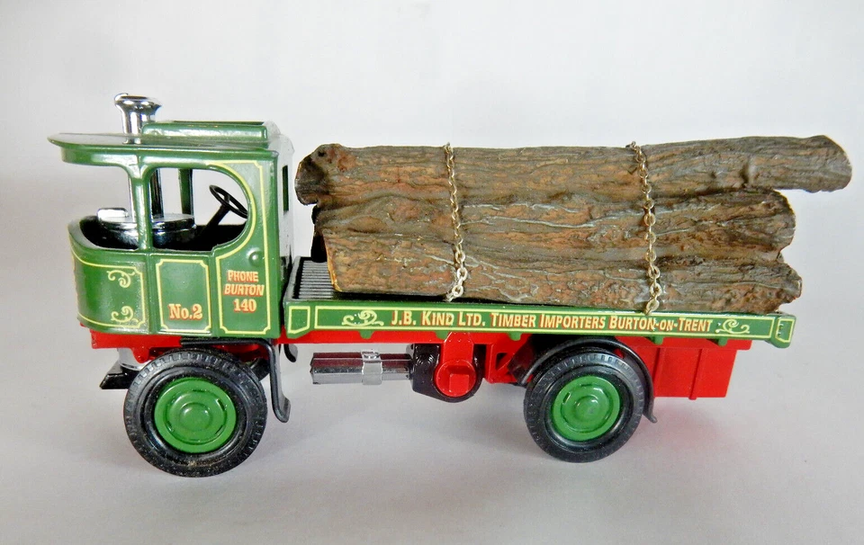 NOS MATCHBOX 1918 ATKINSON LOGGER, No YAS06M COLLECTIBLES DIECAST COA & BOX. - Image 1 of 4