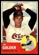 1963 Topps Jim Golden :/ Houston Colt .45s #297