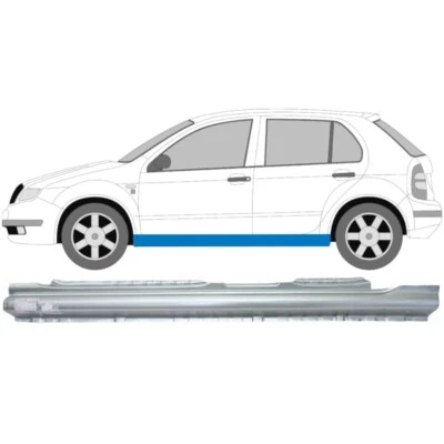 For Skoda Fabia 1999-2007 4/5 Door Full Sill Repair Panel / Left - Image 1 of 2