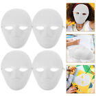 4 Pcs Mask Paintable Paper Realistic Kid Ordinary