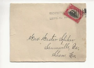Washington DC 1901 MUY RARO GEARY EXPERIMENTAL Máquina Cancelar - Imagen 1 de 2