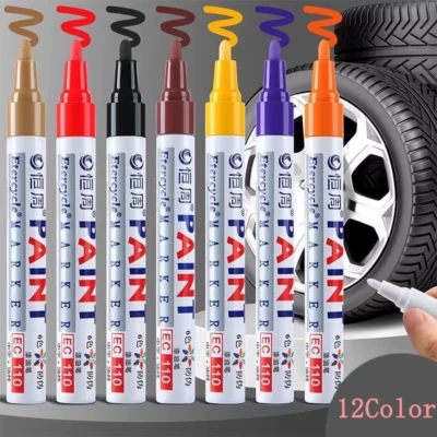 Waterproof Permanent Paint Marker Pen for Car Tyre Tire Tread Rubber Metal pen - Image 1 of 4