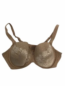 Soma Womens Bra 36D Nude Beige Lace Over Underwire Soft Cups Adjustable Straps - Picture 1 of 4