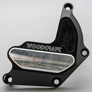 SUZUKI 2006-2024 GSXR 600 / 750 WOODCRAFT RHS CLUTCH COVER PROTECTOR  SILVER PAD - Picture 1 of 10