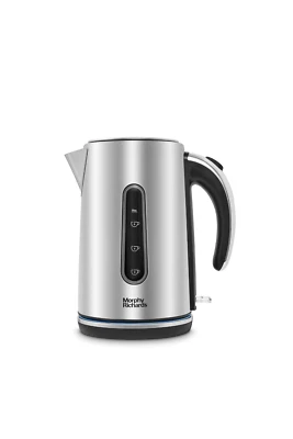 Morphy Richards - Hervidor de agua con motivo - 1,7 L - Acero cepillado - 102800 Foto 1 de 4