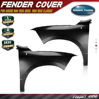 2x Guardabarros delantero conductor y pasajero para Dodge Ram 1500 2500 3500 Ram 1500 Classic Foto 1 de 4
