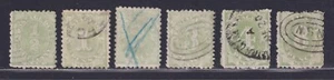 New South Wales Scott J1\\J7 Used 1891 Postage Due 6 Stamps to 8d SCV $89.75 - Picture 1 of 2