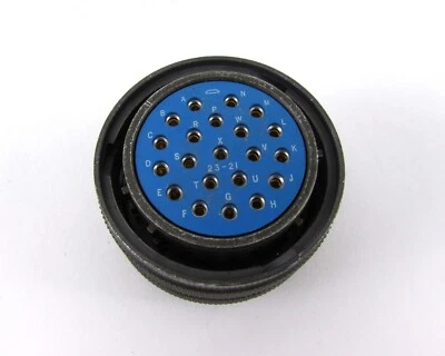 Conector circular 21POS contactos de soldadura dorado Bendix LJT06T-23-21S (014) =NOS_ Foto 1 de 2