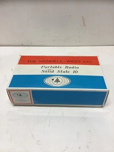 Vintage Wendell West Solid State 10 Radio Model L 2110 with Original Box - Picture 1 of 12