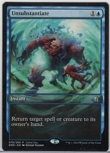 1x Unsubstantiate *Game Day Full Art Promo* - Eldritch Moon - NM - Imagen 1 de 1