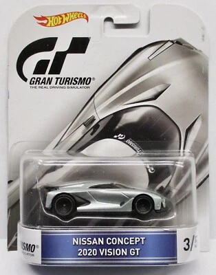 Hot Wheels Retro Entertainment Gran Turismo Nissan Concept 2020 Vision GT 2016 Foto 1 de 2