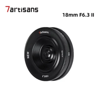 7Artisans 18mm F6.3 II APS-C Lens for Sony Nikon Canon Fujifilm M43 Mount Camera - Image 1 of 4