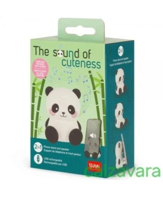 LEGAMI Altoparlante Speaker Wireless con Supporto - The Sound of Cuteness -Panda - Immagine 1 di 4
