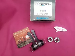 NOS/NIB SHIMANO 600 ULTEGRA TRI COLOR SL-6400 SHIFTERS BIKE 6/7 SPEED SPEEDS - Picture 1 of 17
