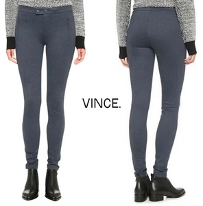 VINCE NWT $245 SKINNY STRETCH VISCOSE BLEND CHARCOAL SKI LEGGING TROUSER.SIZE 4 - Picture 1 of 13