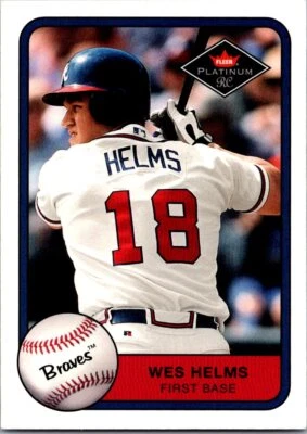 2001 Fleer Platinum Wes Helms    #334 - Image 1 of 2