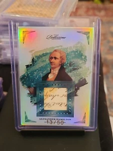 ALEXANDER HAMILTON Handwritten Relic POP BELLISSIMO EDITION 13/50 - Picture 1 of 4