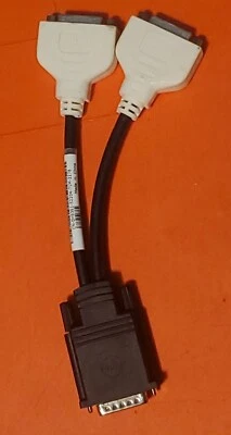 Molex DVI DMS-59 (1) Male Splitter to Dual (2) DVI Female Connector/Adapter - Image 1 of 4